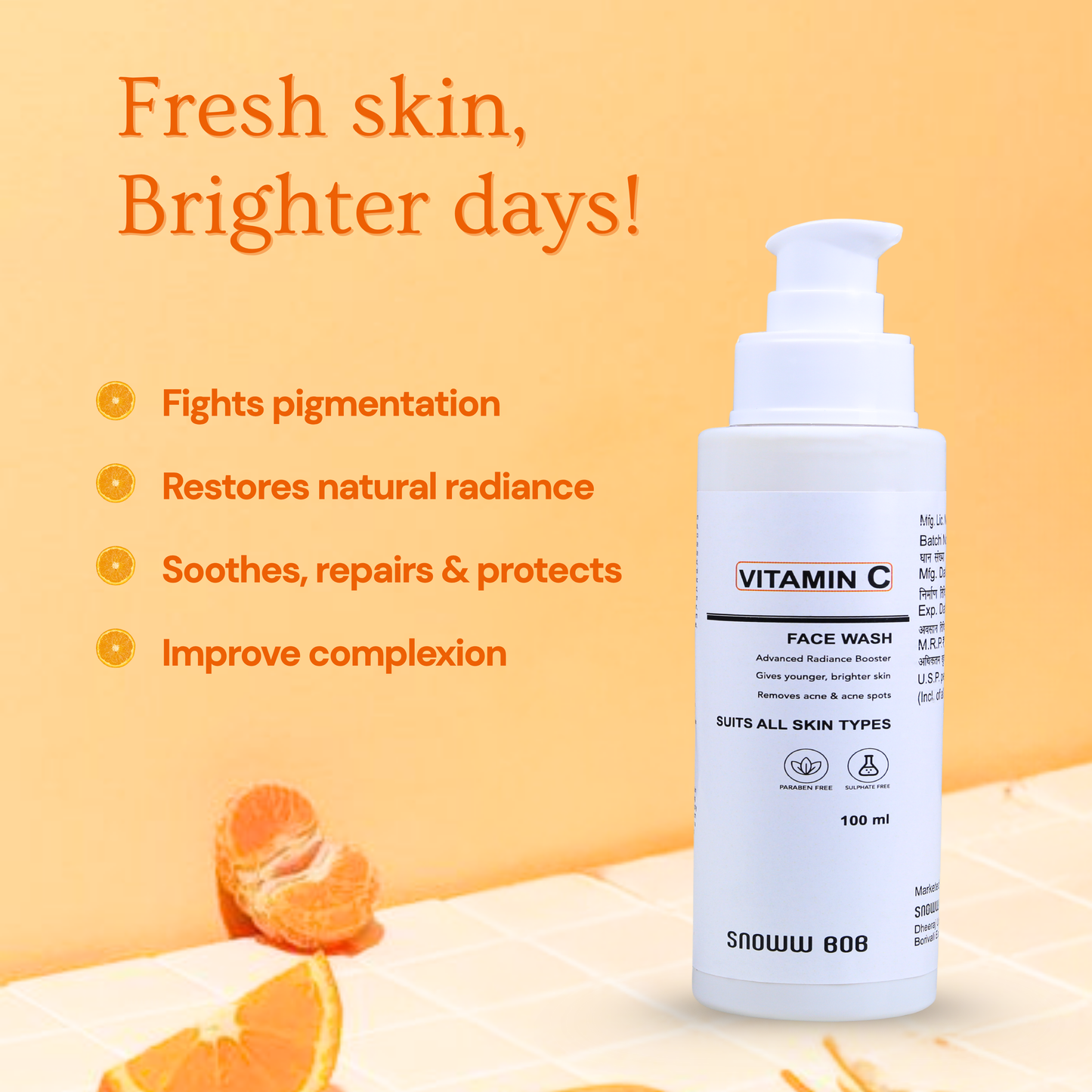 Vitamin C Facewash For Glowing Skin