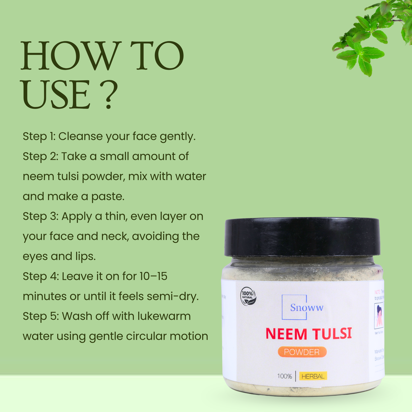 Neem Tulsi Powder